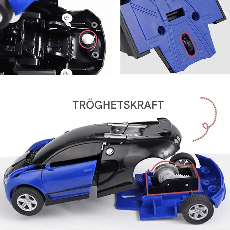 Mini 2 in 1 auto robot speelgoed