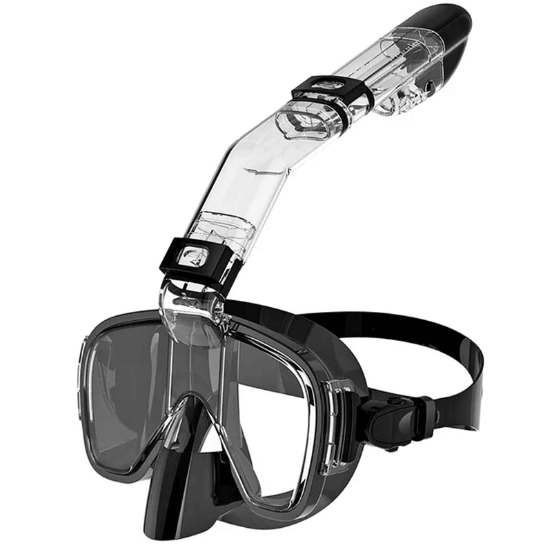 Opvouwbaar snorkelmasker, duikmasker volwassene