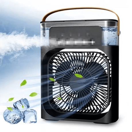 Draagbare tafelventilator airconditioner met waterkoeling