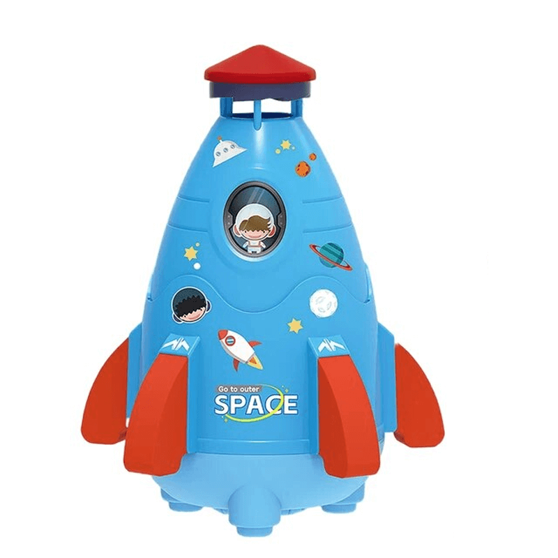 Waterraket Sproeier voor Kinderen | Buitenspelen & Zomerpret met Onder Druk Water Spuitende Raket