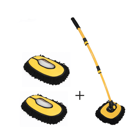 Autoreinigingsborstel met handvat