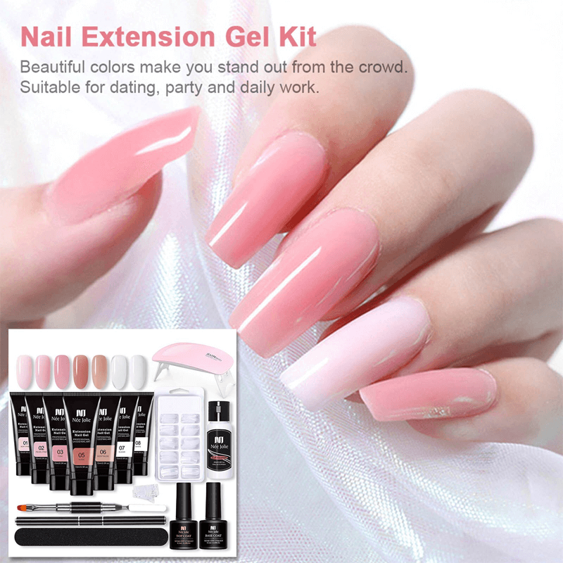 Nagelverlengingsset met UV-lamp