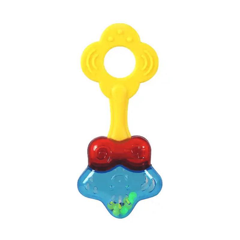 Siliconen rammelaar bijtspeeltje