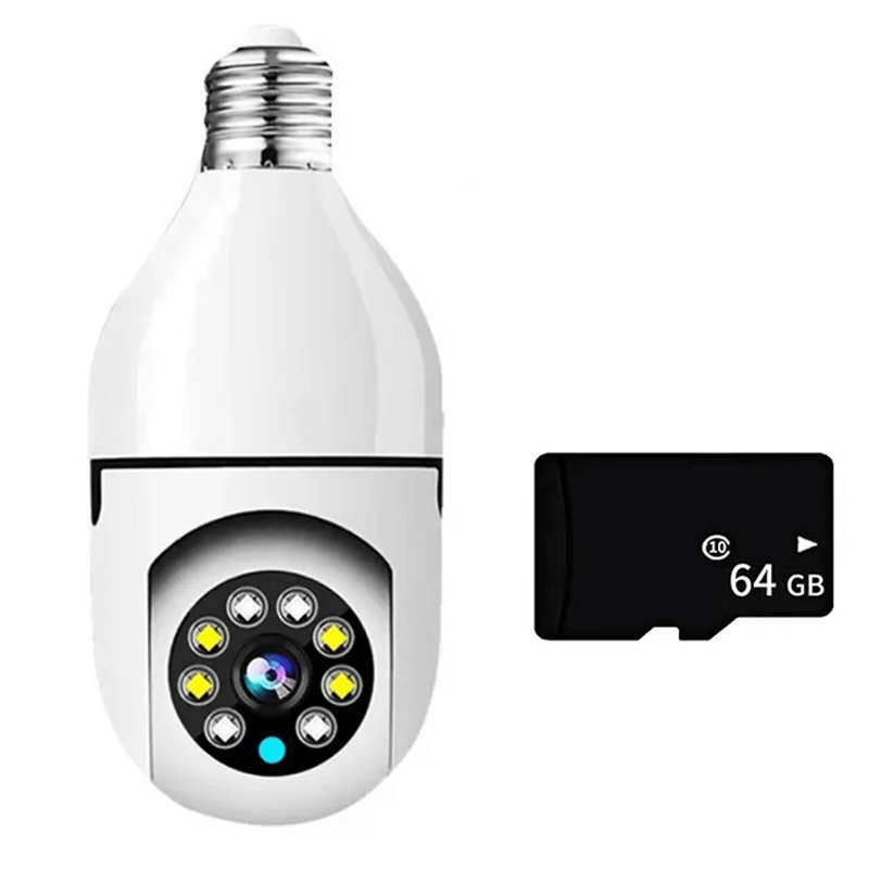 5G WiFi bewakingscamera in lampformaat - Draadloze Smart Motion Sensor