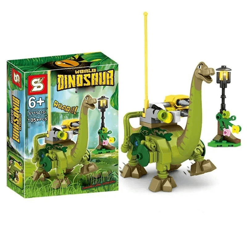 Dinosaurus Bouwpakket voor Kinderen - Realistische Dinosaurussen | ABS Plastic Educatief Speelgoed voor Creativiteit & Leren