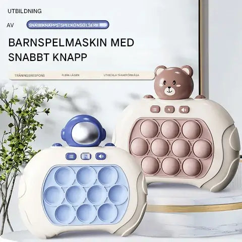 Pop It Quick Press Spelmachine