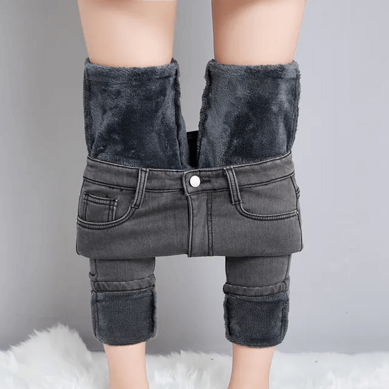 Warm gevoerde jeans