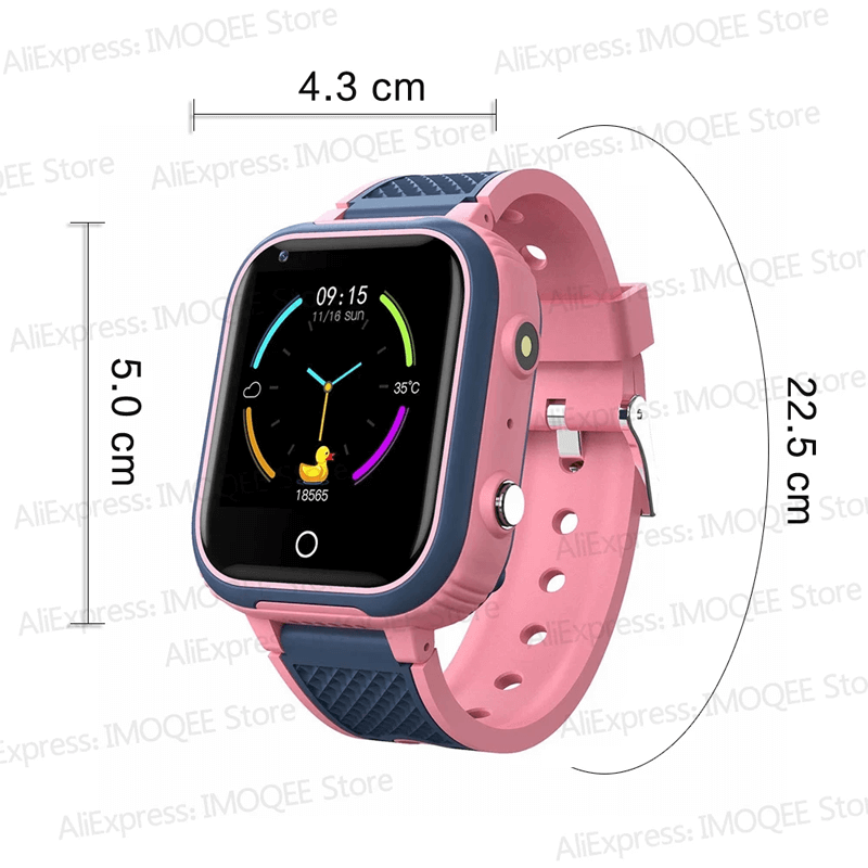 4G waterbestendig Smartwatch voor kinderen