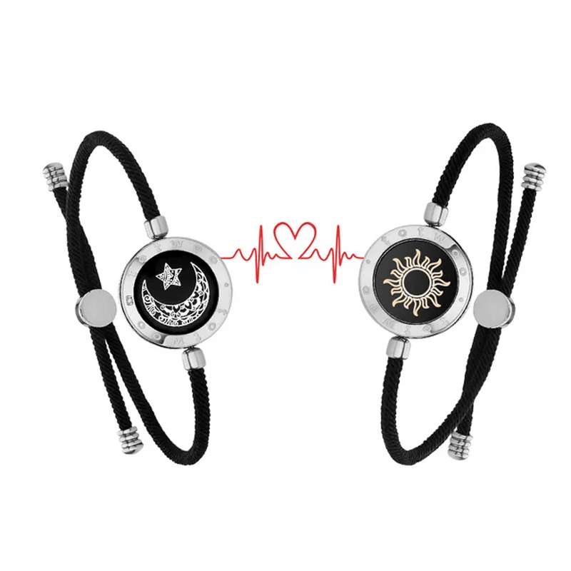 Zon en maan liefdesarmband - vibrerend