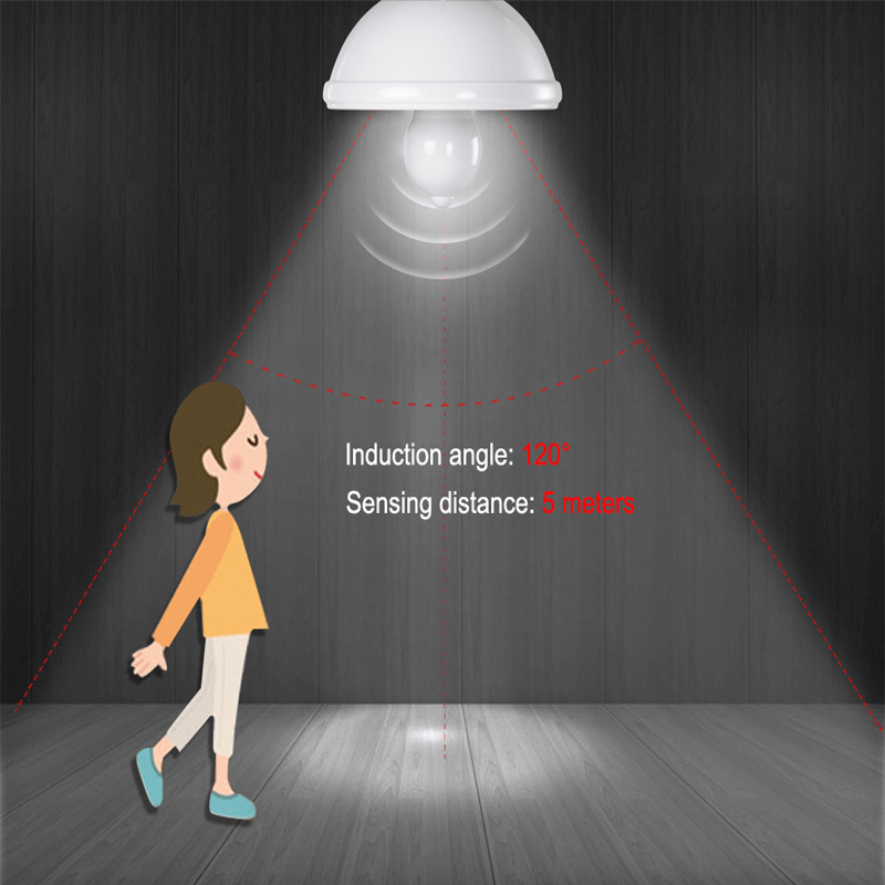 Slimme LED-lamp met bewegingssensor Gloeilamp