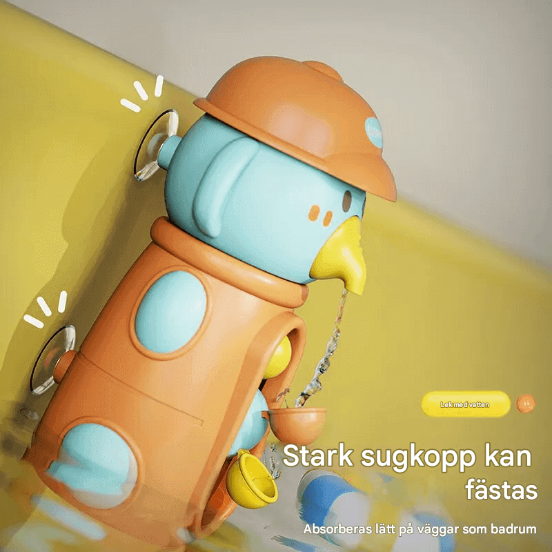 Draaibaar waterrad badspeeltje