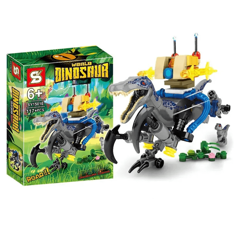 Dinosaurus Bouwpakket voor Kinderen - Realistische Dinosaurussen | ABS Plastic Educatief Speelgoed voor Creativiteit & Leren