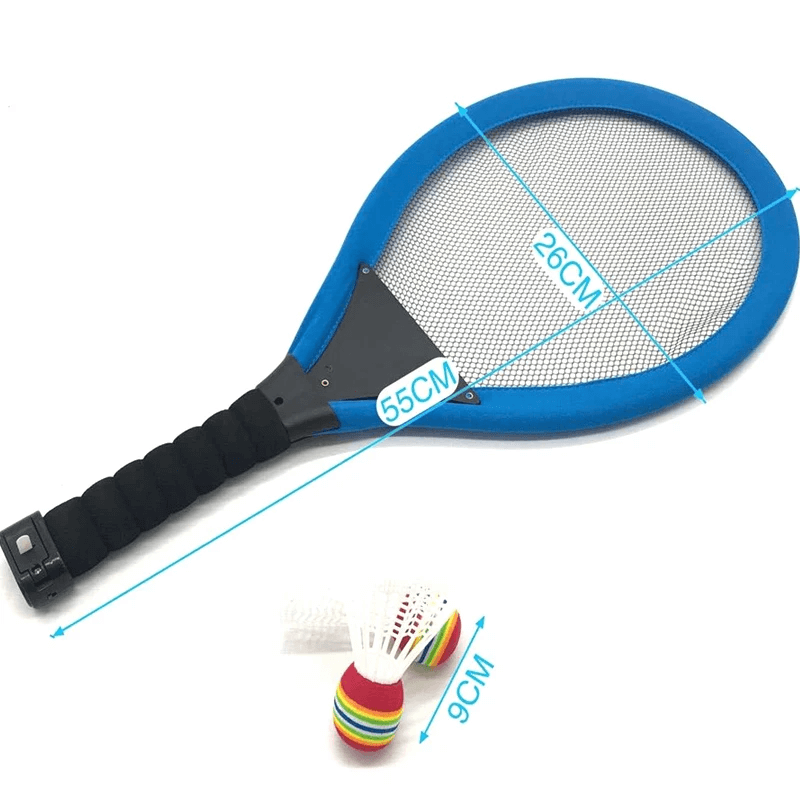 ShuttleGlow - Verlichte badmintonset met LED-rackets voor buitenspelen