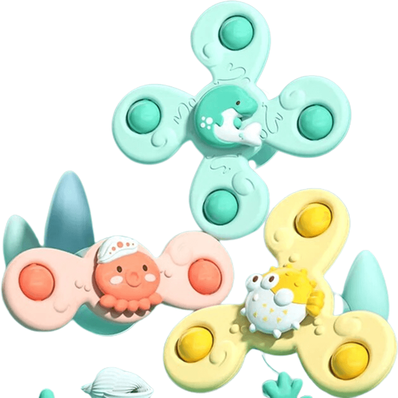 Baby sensorisch spinspeelgoed