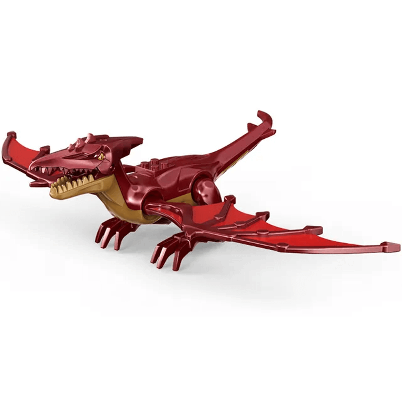 Dinosaurus Bouwstenen voor Kinderen - T-Rex Figuur | Educatief & Leuk ABS Plastic Speelgoed voor Creatief Spelen & Fijne Motoriek