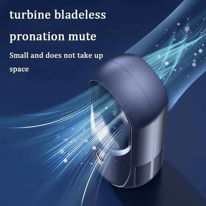 Draagbare ventilator met LED-scherm 2000mAh