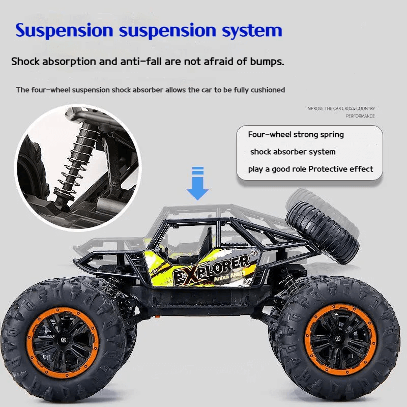 Op afstand bestuurbare off-road - 2.4G RC Buggy voor klimmen en off-road, All Terrain Toy Truck