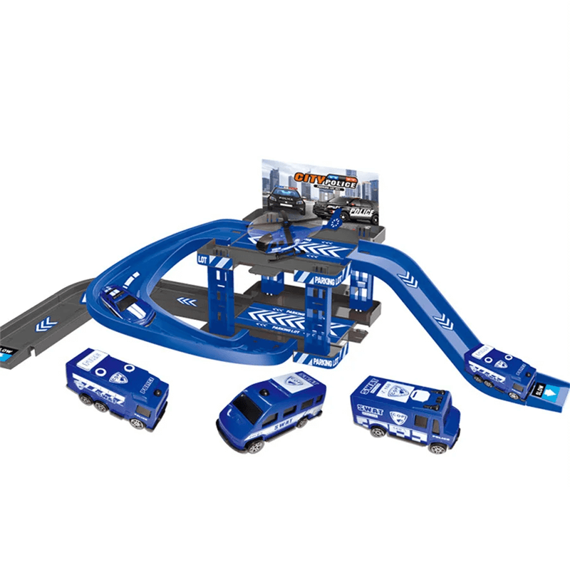 Auto Parkeerplaats Speelgoed set