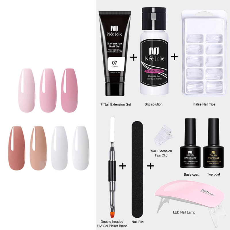 Nagelverlengingsset met UV-lamp