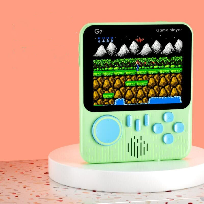 Dunne handheld Retro Video Game Console 666 Games