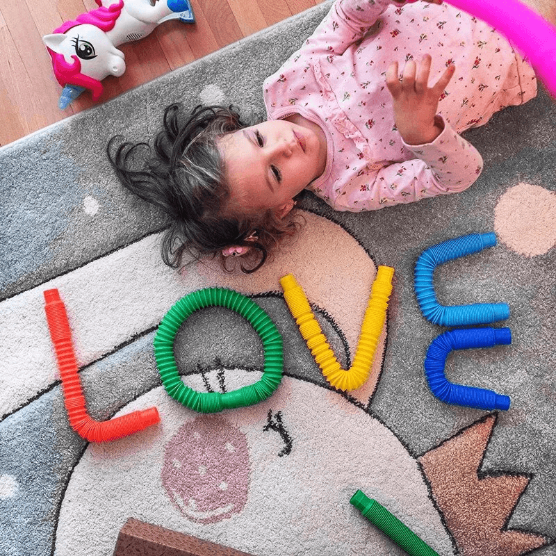 Kleurrijk Pop buisspeelgoed