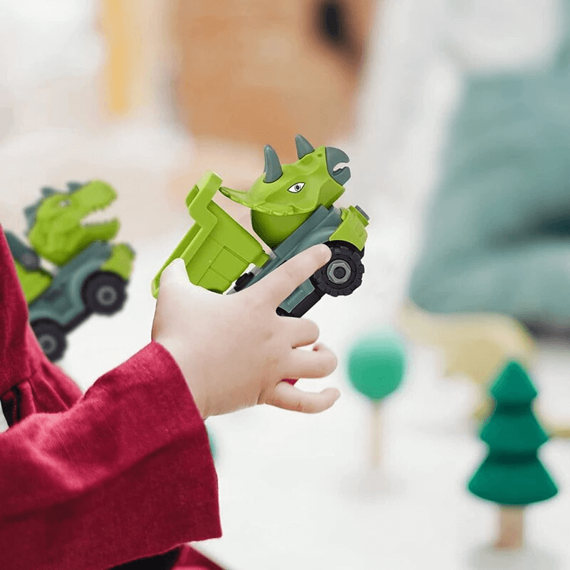 Dinosaurus voertuig bouwset