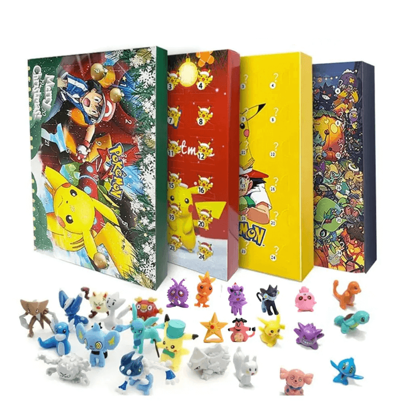 Poke Kerst Adventskalender Mysterieskrin - 24st Figuren