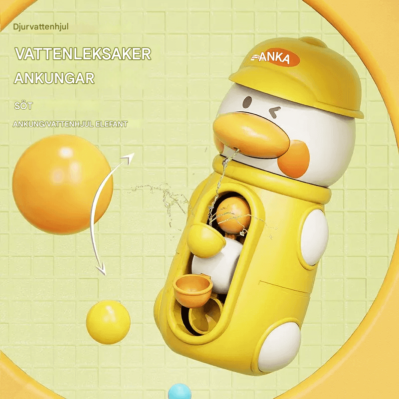 Draaibaar waterrad badspeeltje