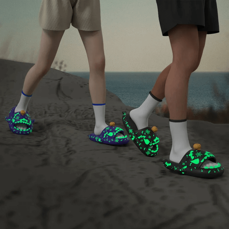 Comfortabele lichtgevende EVA Shark Slides