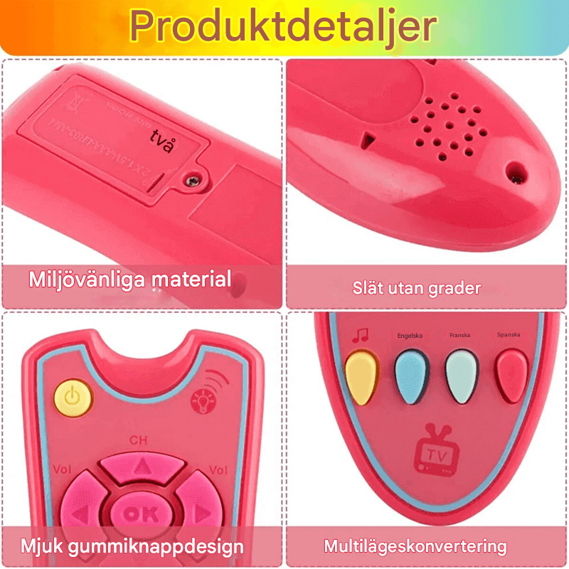 Muzikale TV-afstandsbediening voor baby's