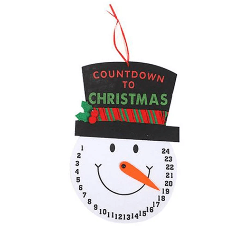 Jultome Sneeuwpop adventskalender met 24 vakken