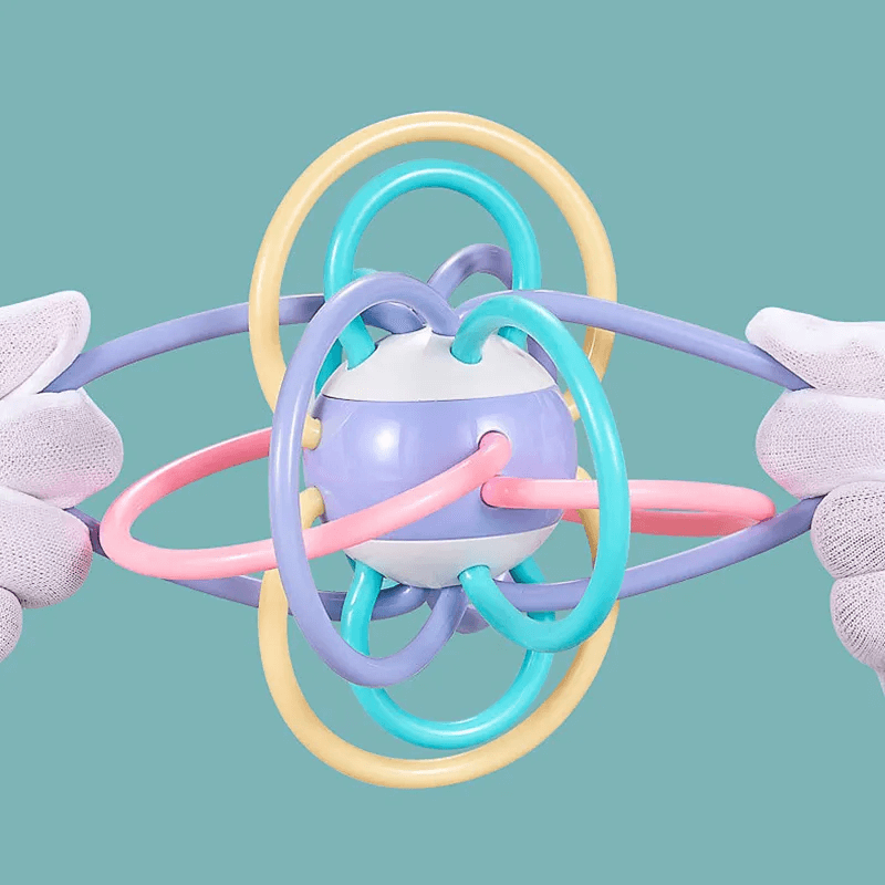 Siliconen rammelaar bijtspeeltje