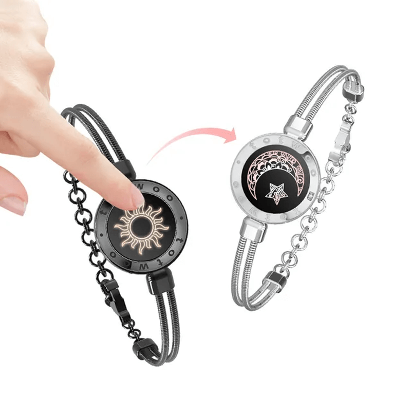 Zon en maan liefdesarmband - vibrerend