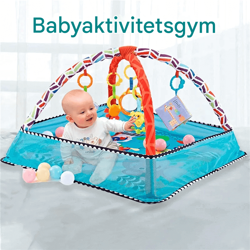 Multifunctionele babymat met hek