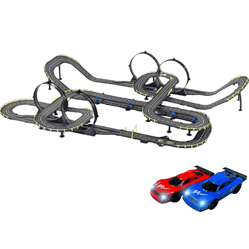 Grote racebaan met afstandsbediening