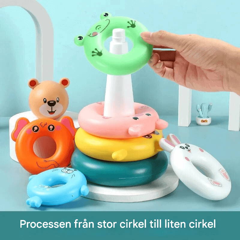 Baby puzzel piramide toren