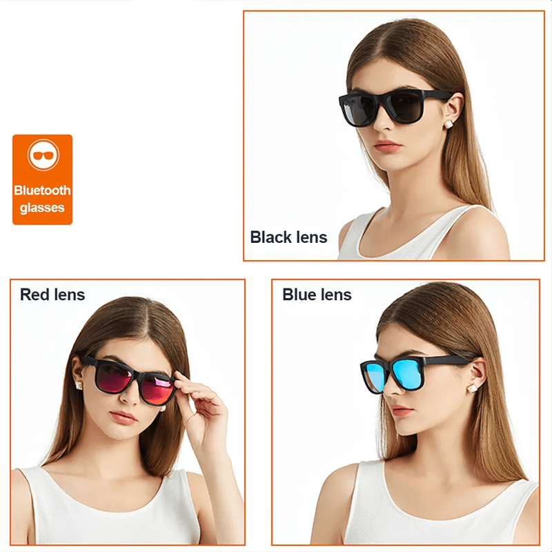Bluetooth slimme bril met luidsprekers