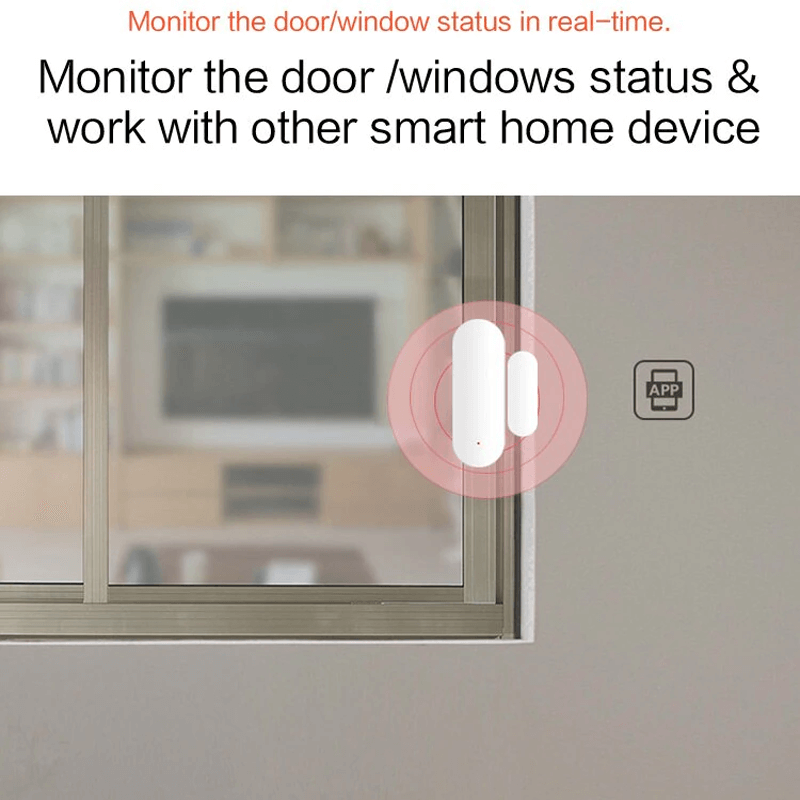 Slimme deursensor met WiFi en Bluetooth