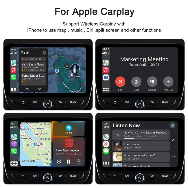 Draadloze CarPlay-adapter voor Android/Apple