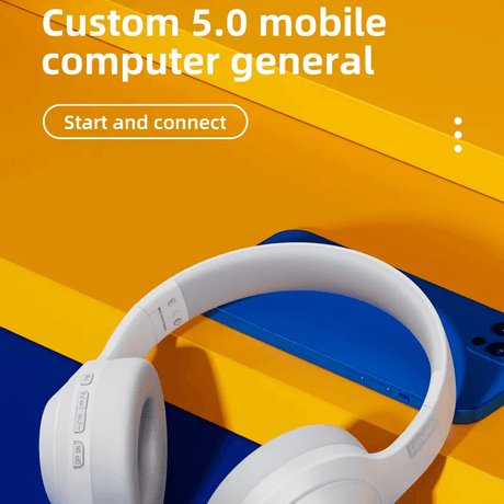 TH10 Draadloze Stereo Hoofdtelefoon 3D Audio Technologie HiFi Luidsprekers 12 uur Batterijduur - Kristalhelder Geluid