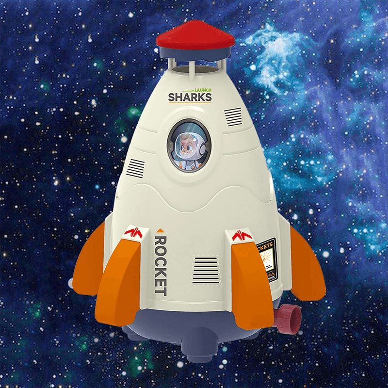 Waterraket Sproeier voor Kinderen | Buitenspelen & Zomerpret met Onder Druk Water Spuitende Raket