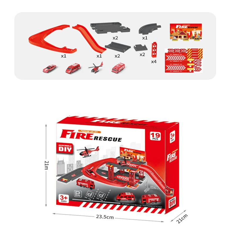 Auto Parkeerplaats Speelgoed set