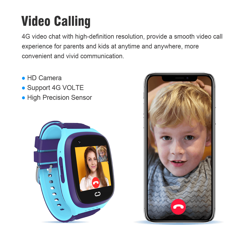 Waterdicht Smartwatch voor kinderen 4G