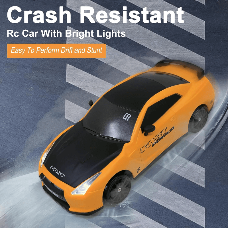 1:24 RC Drift Auto met Vierwielaandrijving - 15km/h Hoge Snelheid en Dynamisch Racen