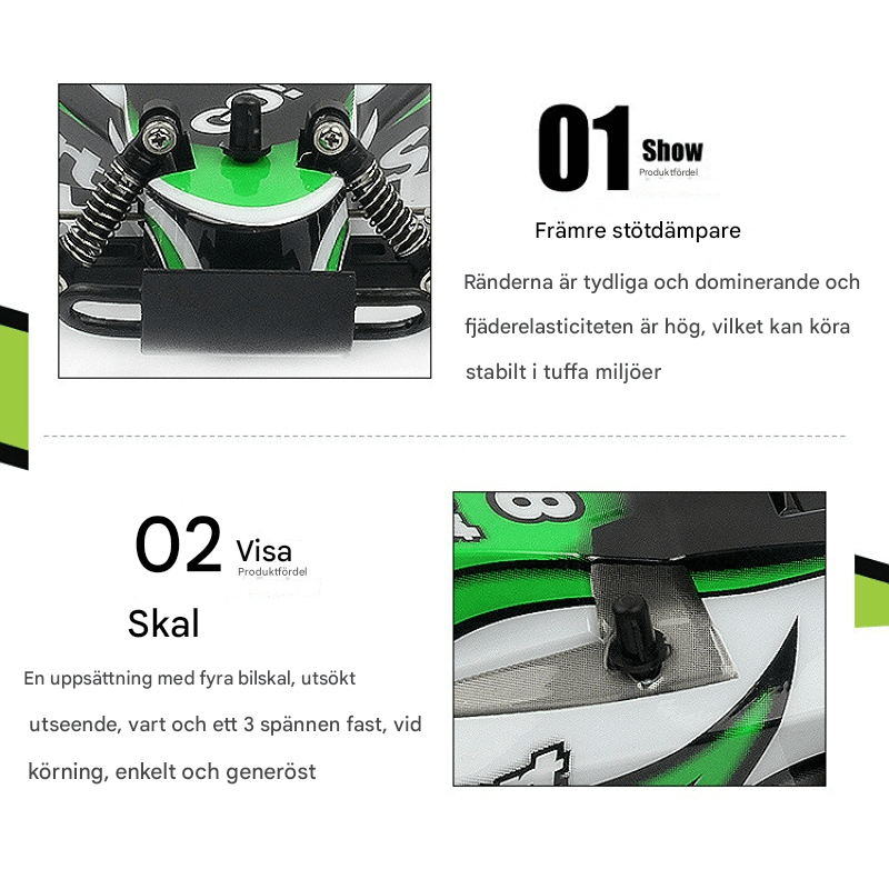 1:20 Buggyauto met afstandsbediening - Snelle raceauto met 2.4G-technologie