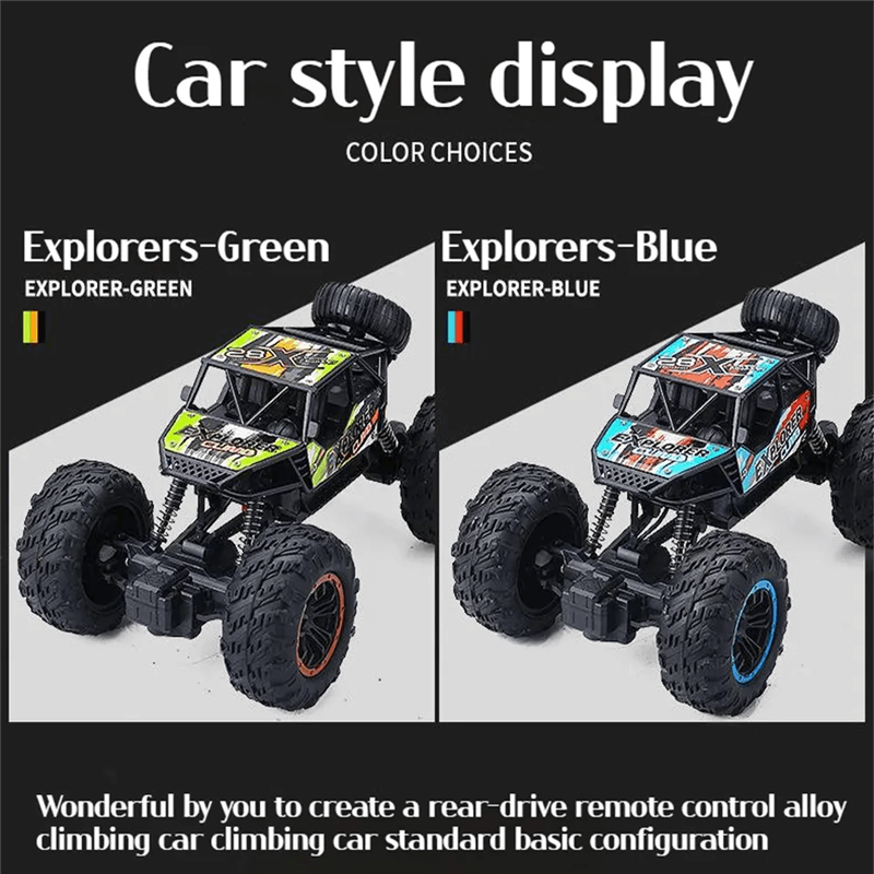 Op afstand bestuurbare off-road - 2.4G RC Buggy voor klimmen en off-road, All Terrain Toy Truck