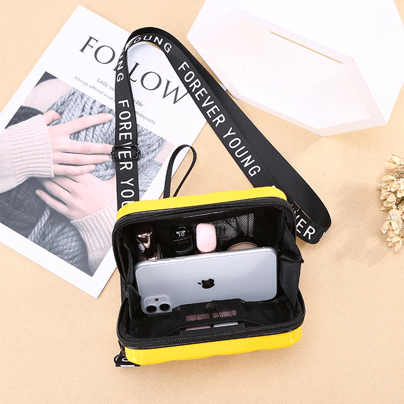 Miniatuur koffer Crossbody Tas