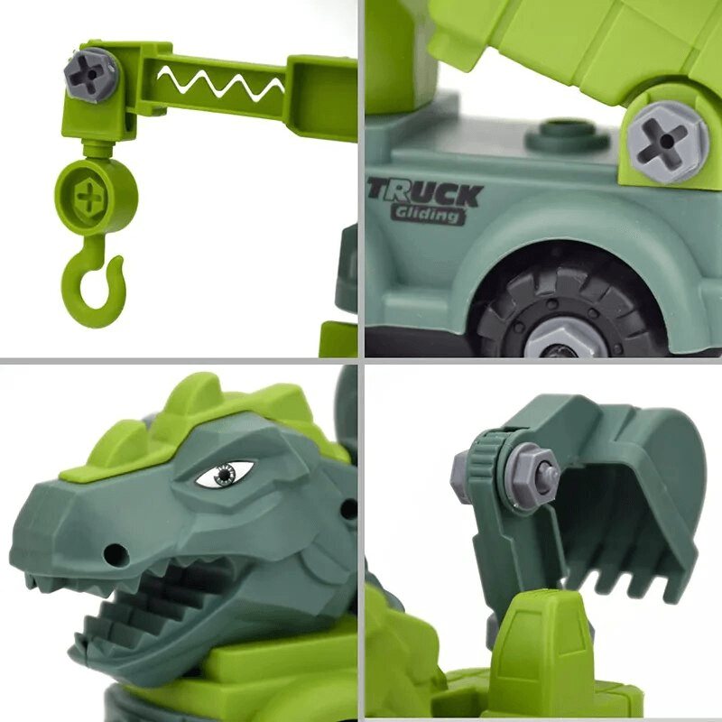Dinosaurus voertuig bouwset