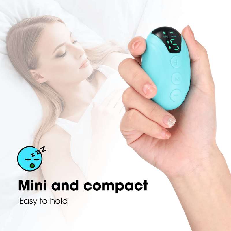 Slaaphulp met EMS-microstroom - Handheld draagbare slaaphulp voor slapeloosheid en stress - Slim ontspanningsapparaat voor een betere nachtrust