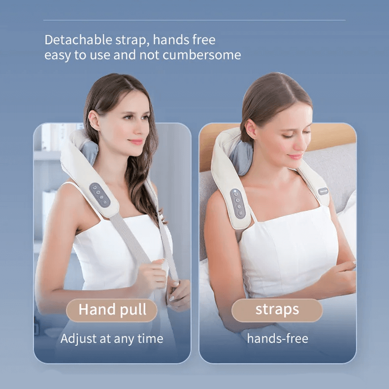 Draadloze nek- en schoudermasseur